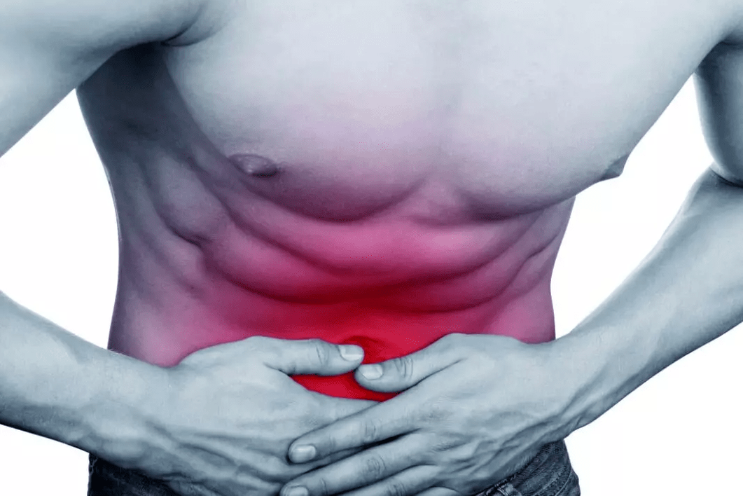 abdominal pain with prostate
