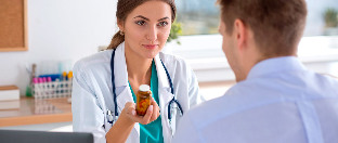 Doctor's prescription for prostate medication