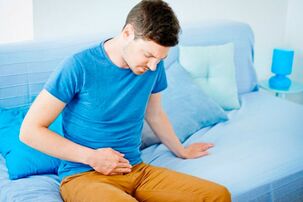Pain in the lower abdomen is the first sign of imminent prostatitis